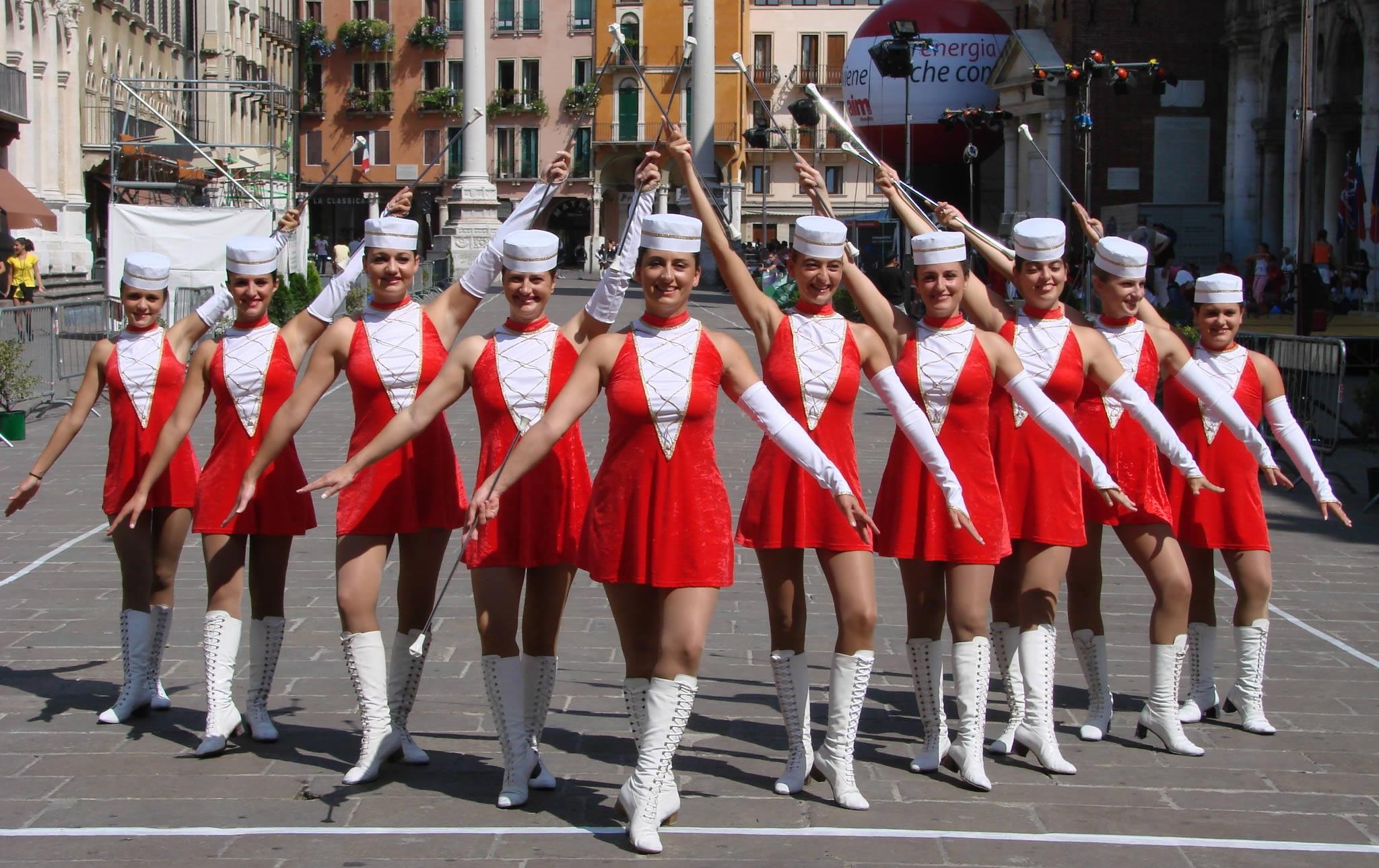 Drum majorettes uniforms